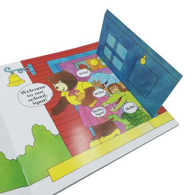 300gsm C1S مخصص للأطفال قصة كتاب 4C الملونة الطباعة الأطفال المجلس